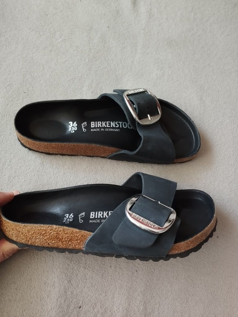 Papuci Birkenstock Madrid big Buckle măr 36