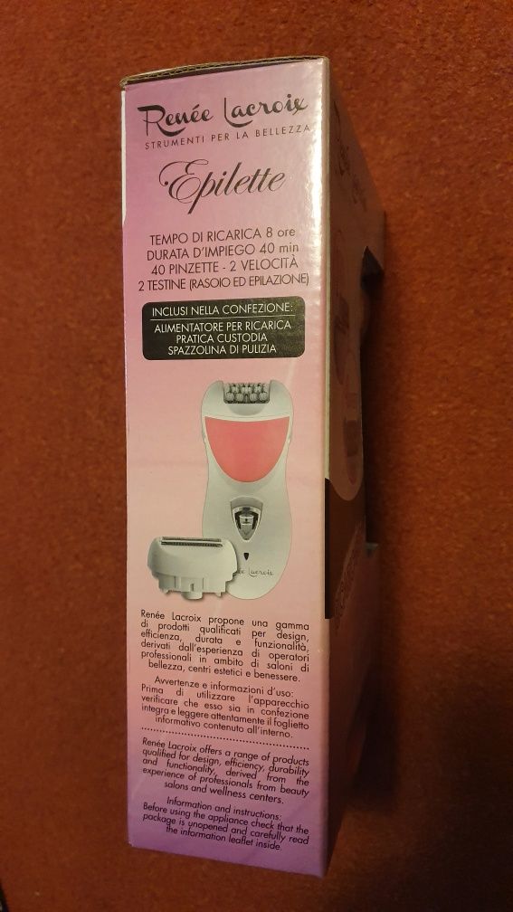 Epilator Profesional Renee Lacroix. Reincarcabil! 2 Capete!! Nou!