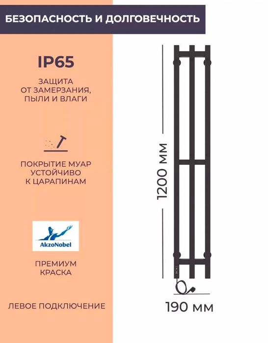 Полотенцесушитель электрический