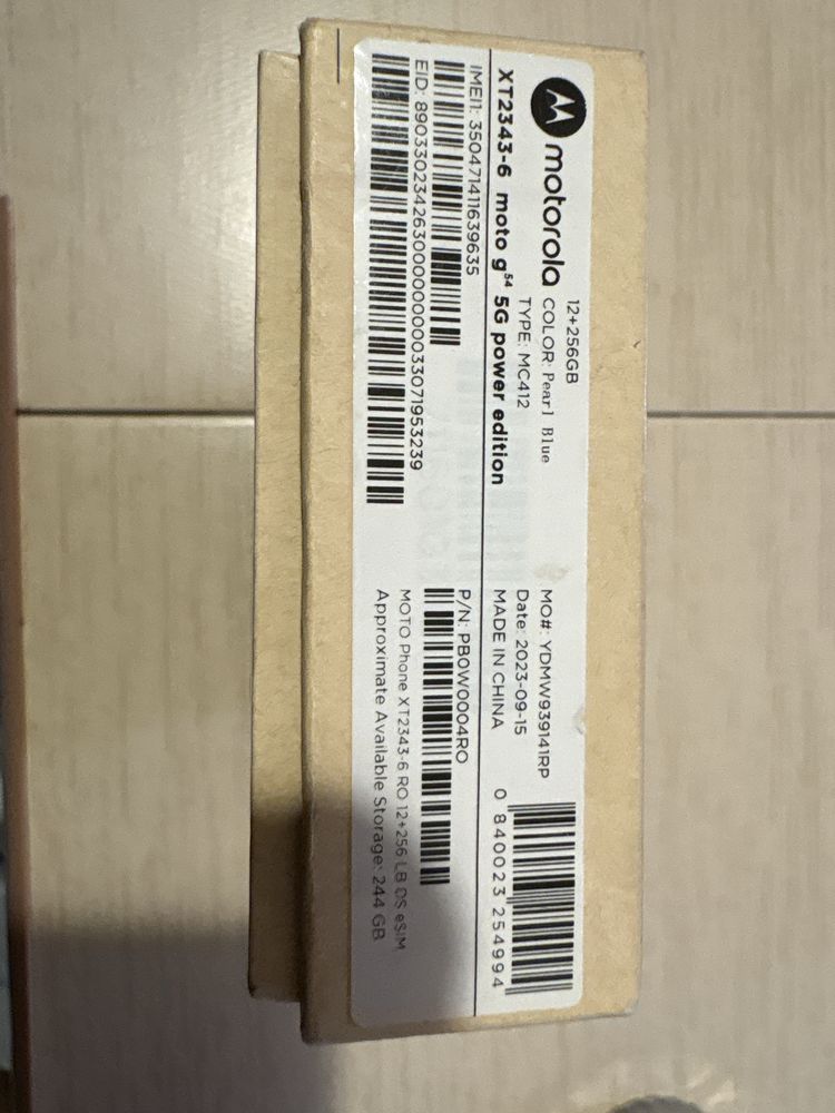 Motorola g54 cu 5G la cutie merge in orice retea