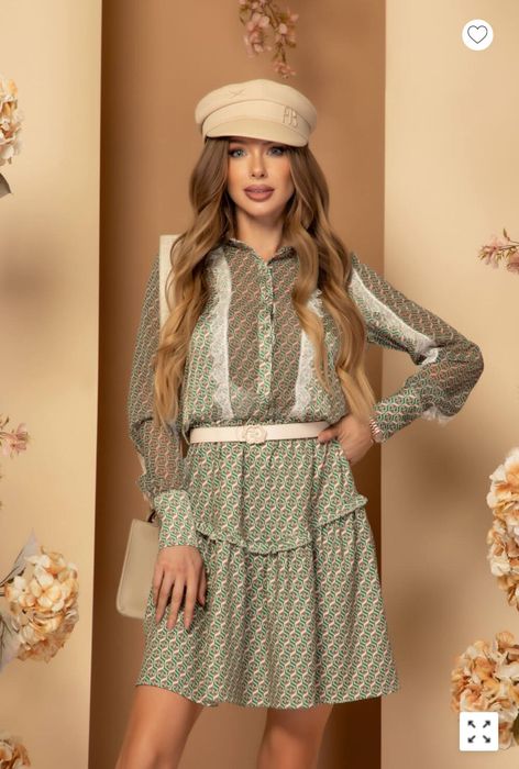Рокля Alessa Hypnotic Harmony Ruffles