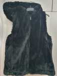 vesta de blana artificiala neagra pt copii