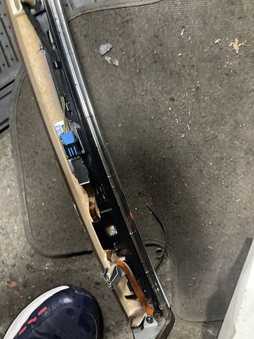 Mercedes w221 face Централна лайсна с часовник