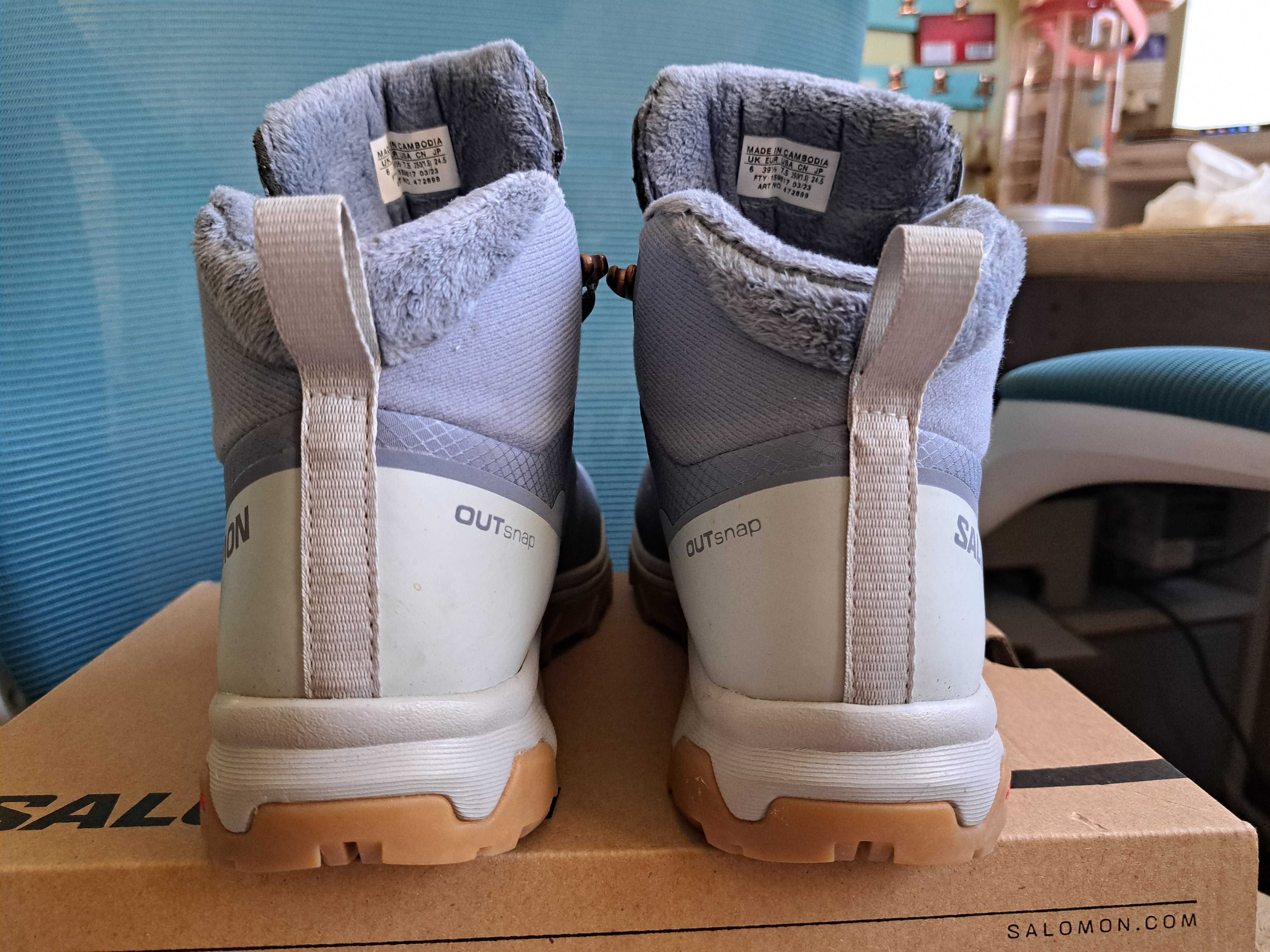 дамски SALOMON  WINTER OUTSNAP номер 39, 1/3 дължина стелка 24,5 см