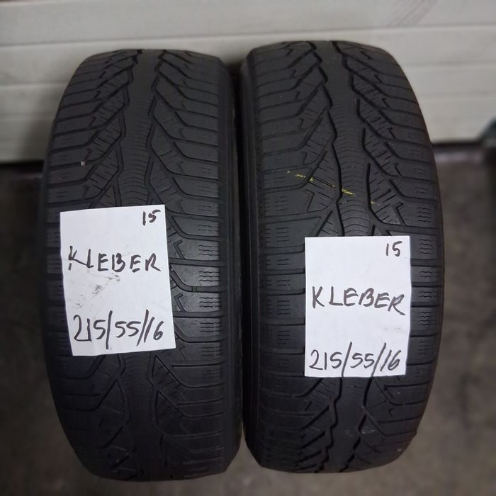 2×215/55/16 M+S.KLEBER.Stare excelenta.