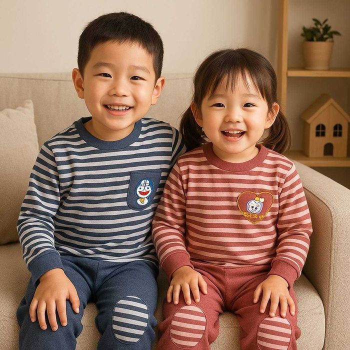 2 yoshdan 12 yoshgacha bo'lgan qiz va o'g'il farzandlariz uchun pijama