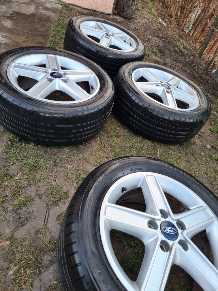 Set jante ford originale import Germania anvelope VARA DUNLOP ca noi.