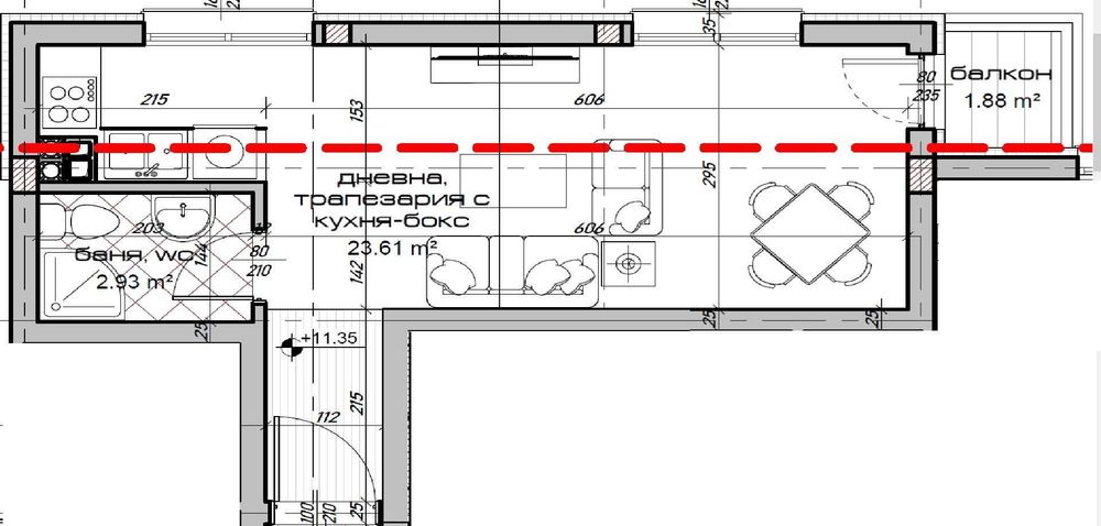Едностаен апартамент, Варна, Кайсиева градина - 49 050Е