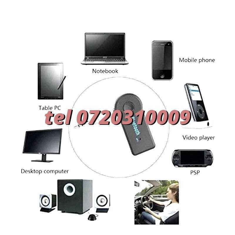 Promotie Adaptor  Audio Compatibil Bluetooth Pentru Masina Aux A2dp P