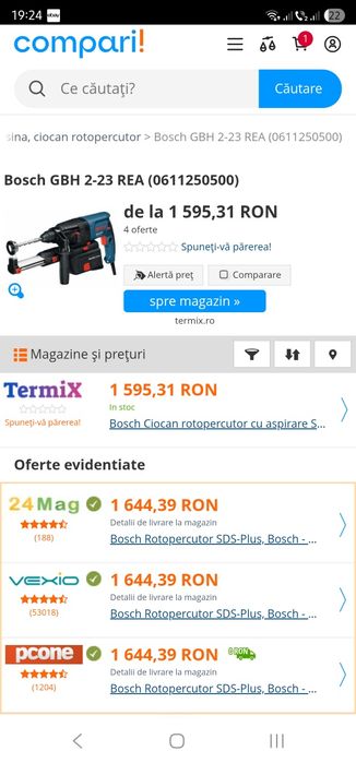 Bosch rotopercutor Gbh 2-23 REA