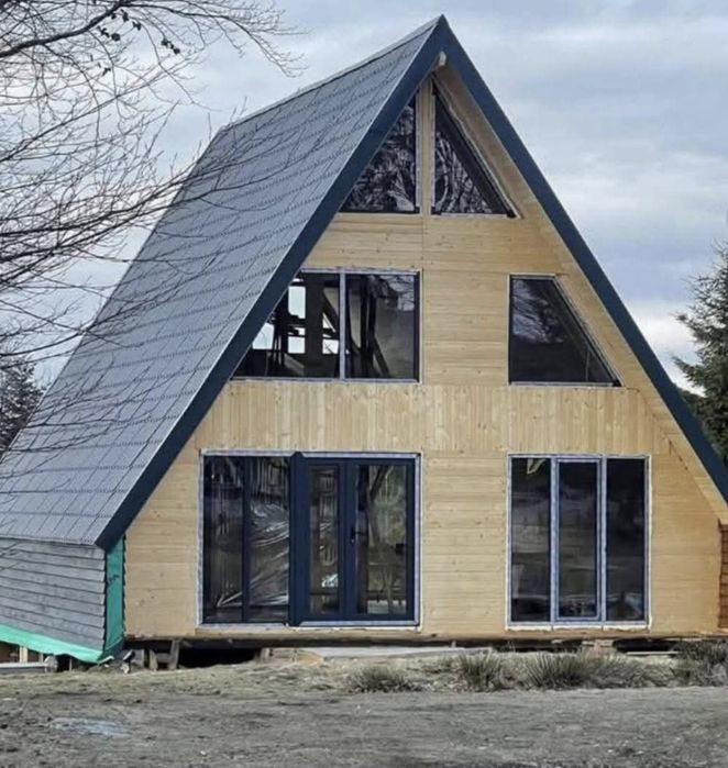 Vand cabane pe structura din lemn