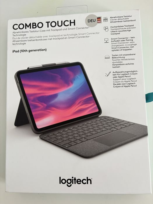 Husa/Stand Logitech Combo Touch cu tastatura pentru iPad 10th gen