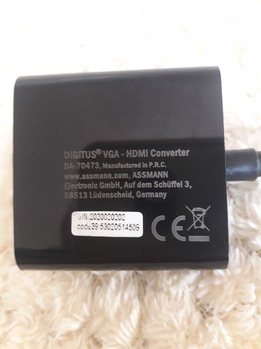 Converter Digitus VGA - HDMI model DA - 70473