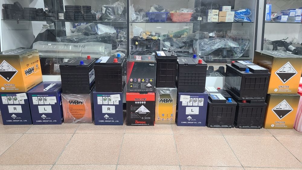 Аккумуляторы для машины (на всех машинах)