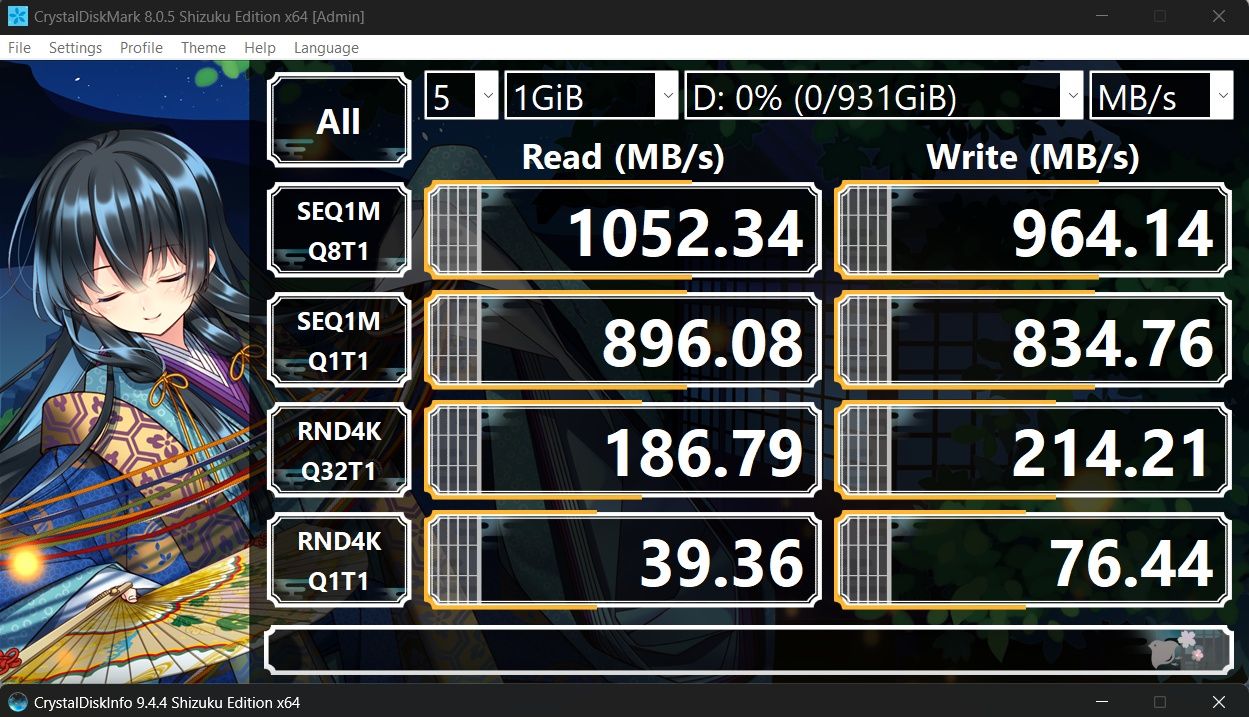 Супербыстрый SSD Intel 1TB