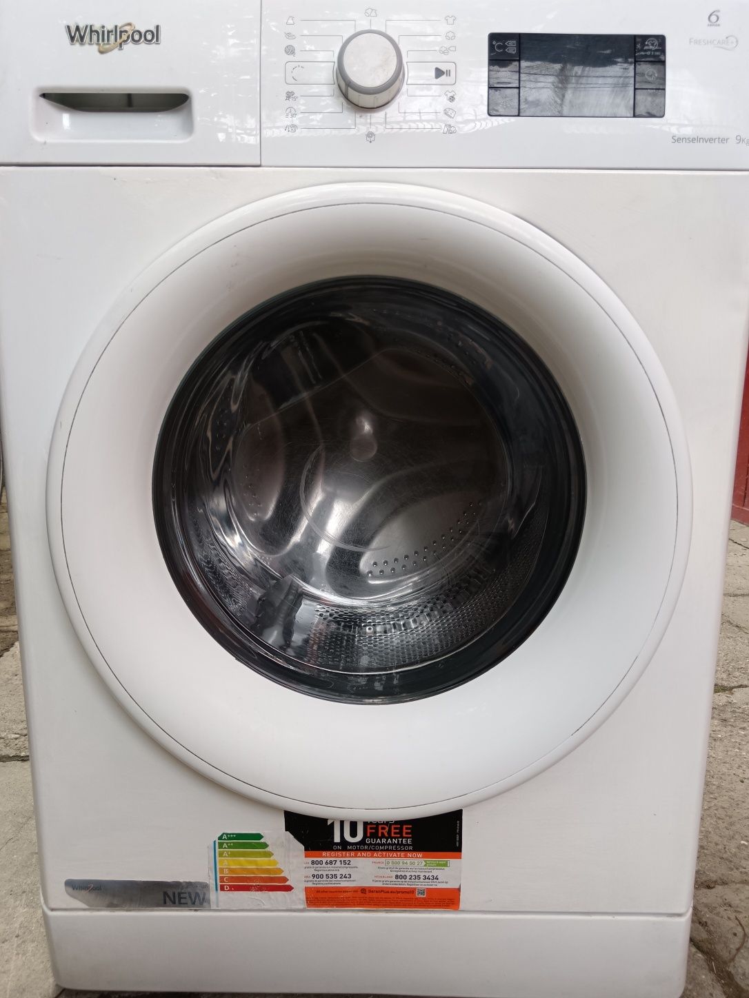 Mașină de spălat rufe 9 kg invertor.