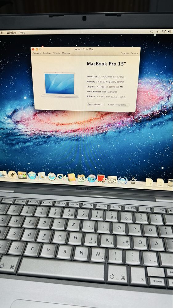 Macbook pro 15" A1211 2006