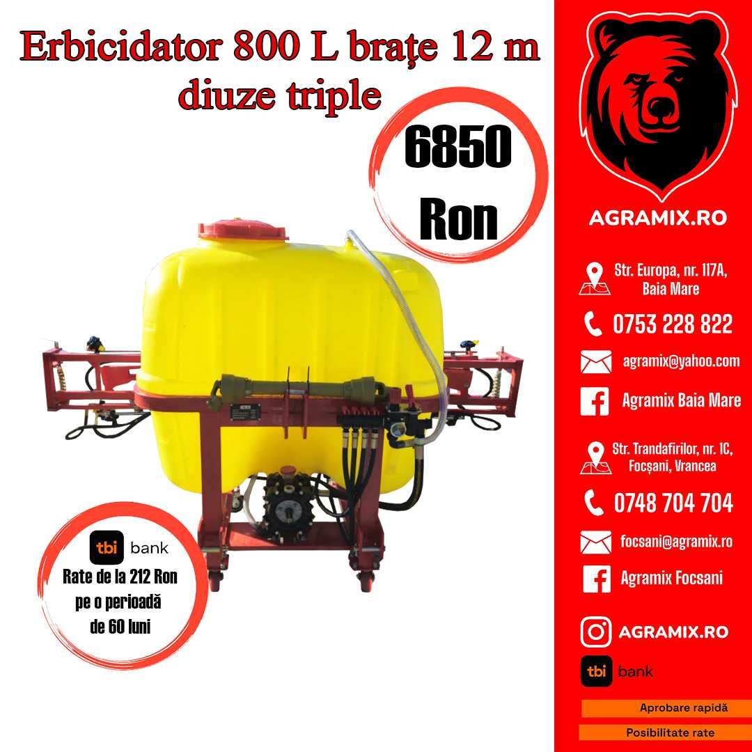 Pompe de erbicidat noi 400 l-1000 L cu diuze triple Agramix