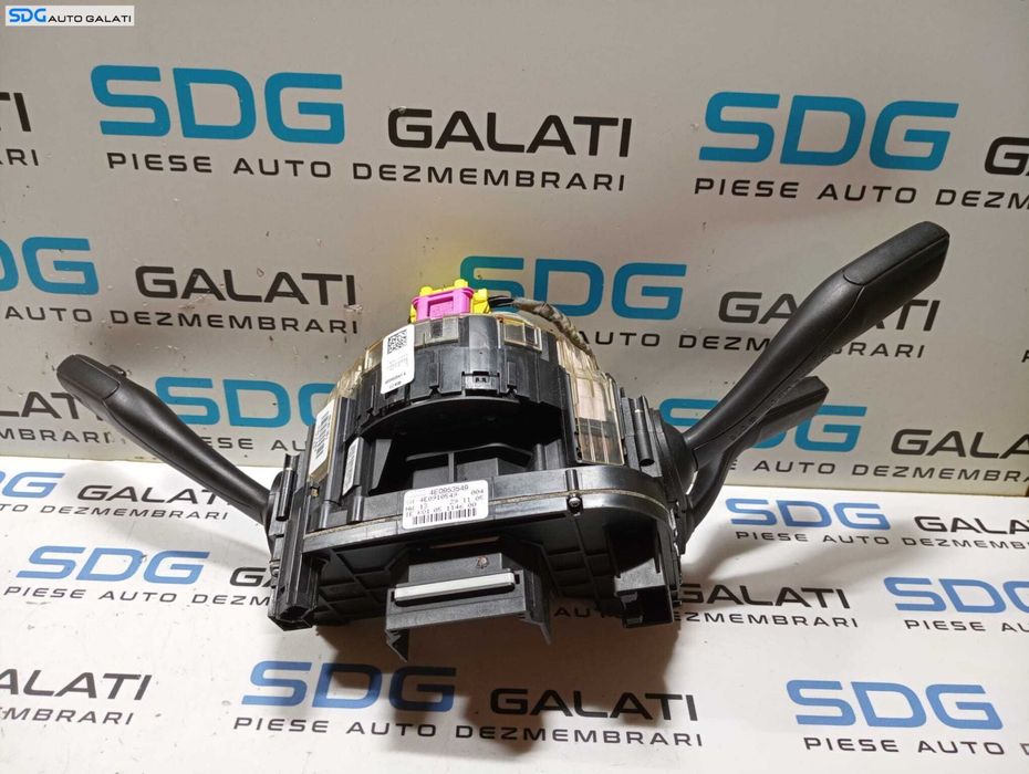 Ansamblu Maneta Manete Bloc Lumini Semnalizare Stergatoare Tempomat Pilot Automat Audi A4 B7 2005 - 2008 Cod 4E0953521 4E0910549 4E0953503B 4E0907129J [M4840]