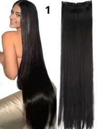 Качестеена дълга коса / цял екстеншън за по-голям обем и дължина /