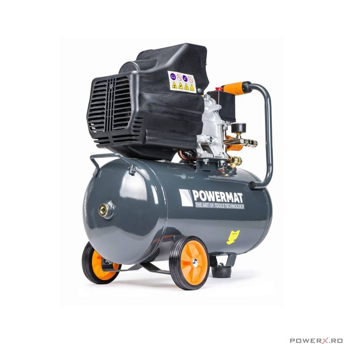 Compresor 24L Powermat pe Ulei 1.85kw 8Bari