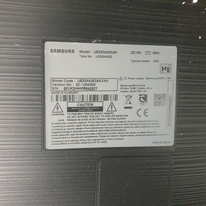 Телевизор Samsung ue32n4302ak
