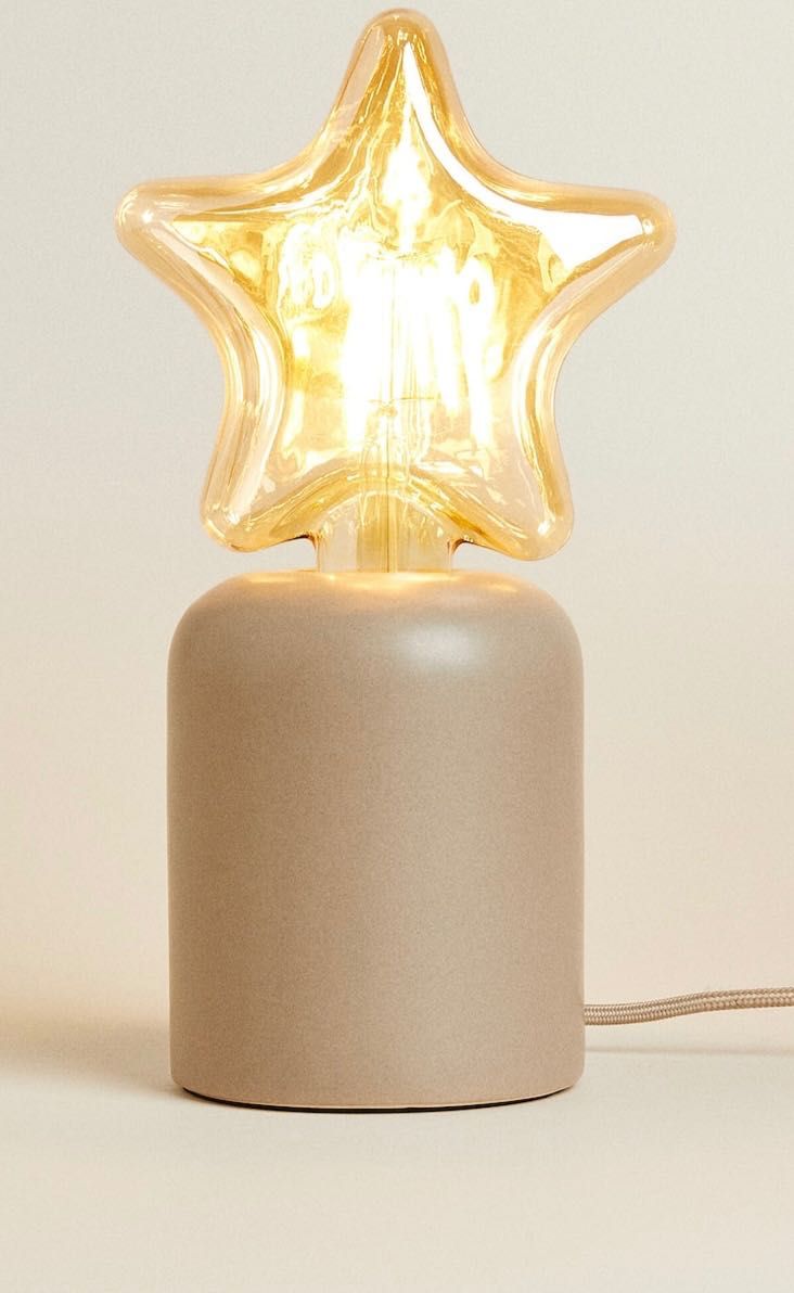 Нощна лампа Zara home звезда