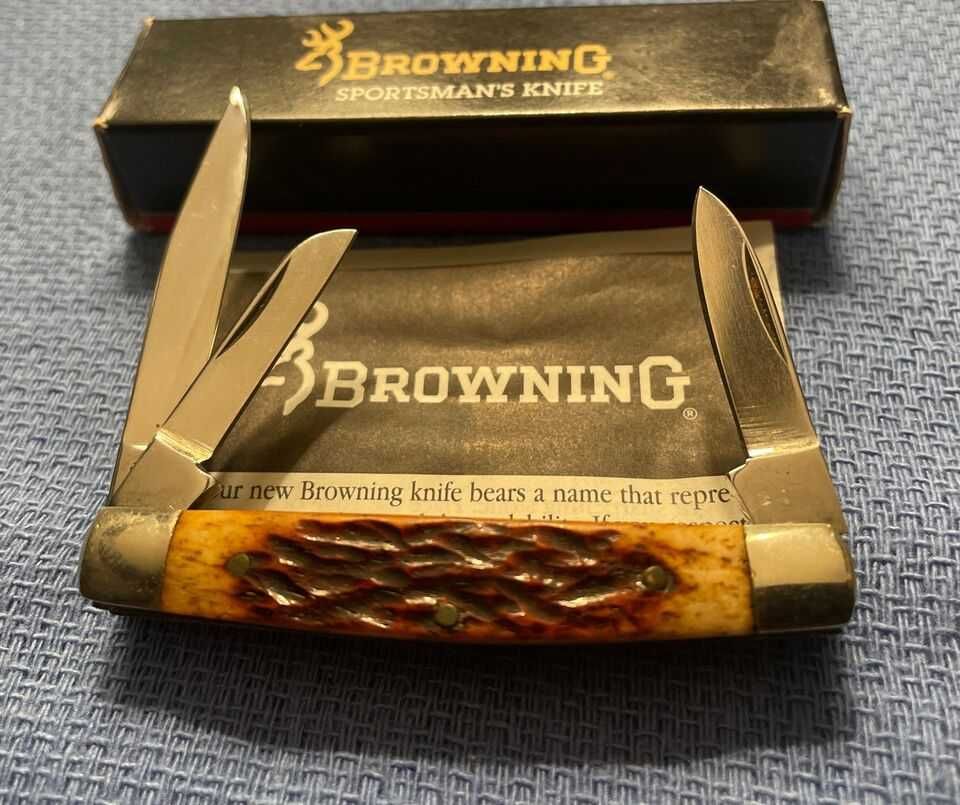 Складной нож BROWNING 311 Small Stockman. Сделано в Японии.