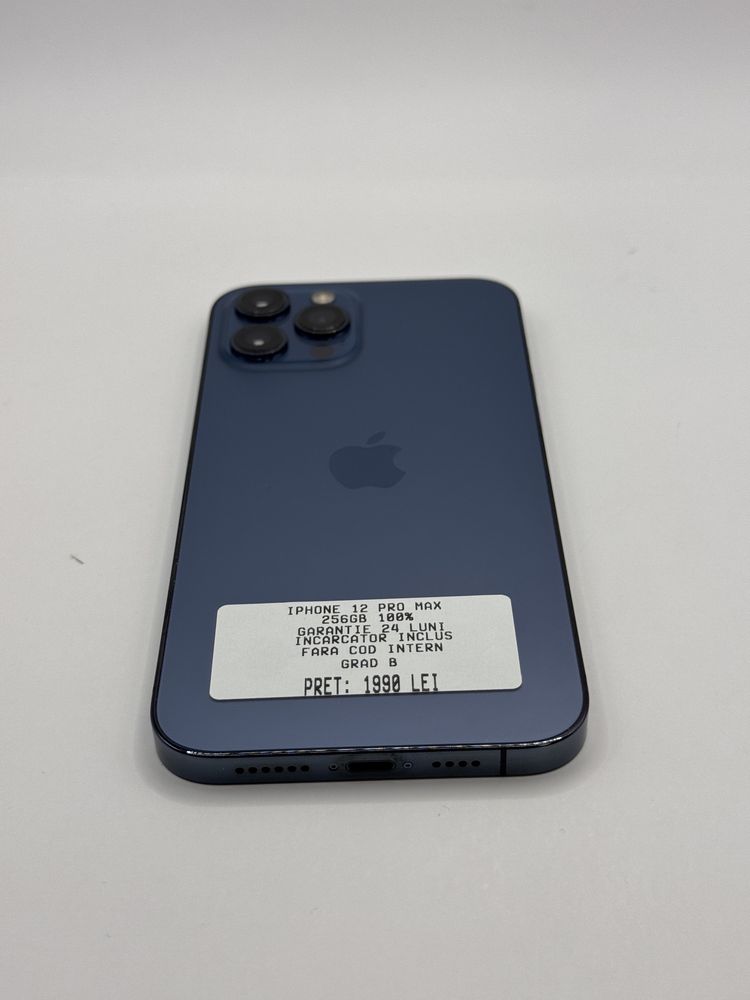 Iphone 12 Pro Max 256GB 100% Grad B Garantie 24 Luni - zonemag.ro