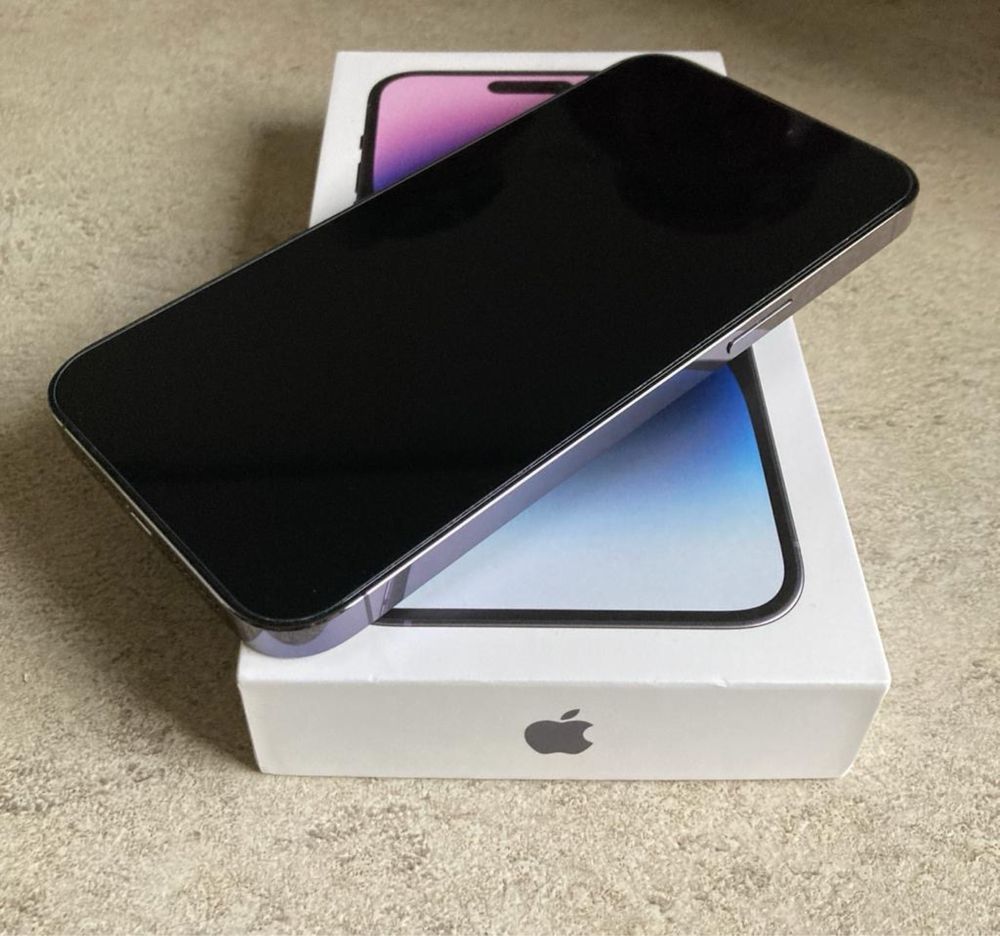 Vând/Schimb IPhone 14 pro max, deep purple , 128 gb[citiți descrierea]