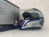 Casca moto full face XL AGV STEALTH E2205 MULTI CATALYST Shadow Blue