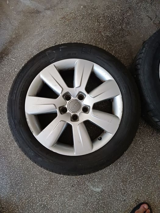 Jante cu anvelope iarna audi 225/55 R 17 distanta 5x112