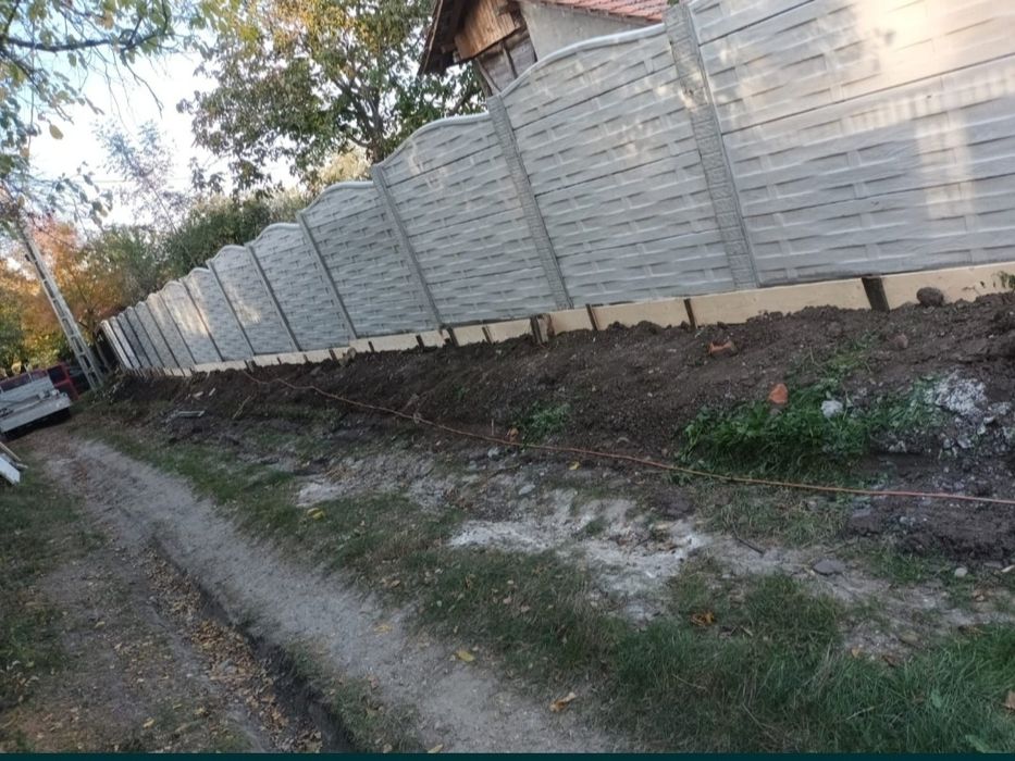 Placi de Gard Beton Prefabricat La Comandă.