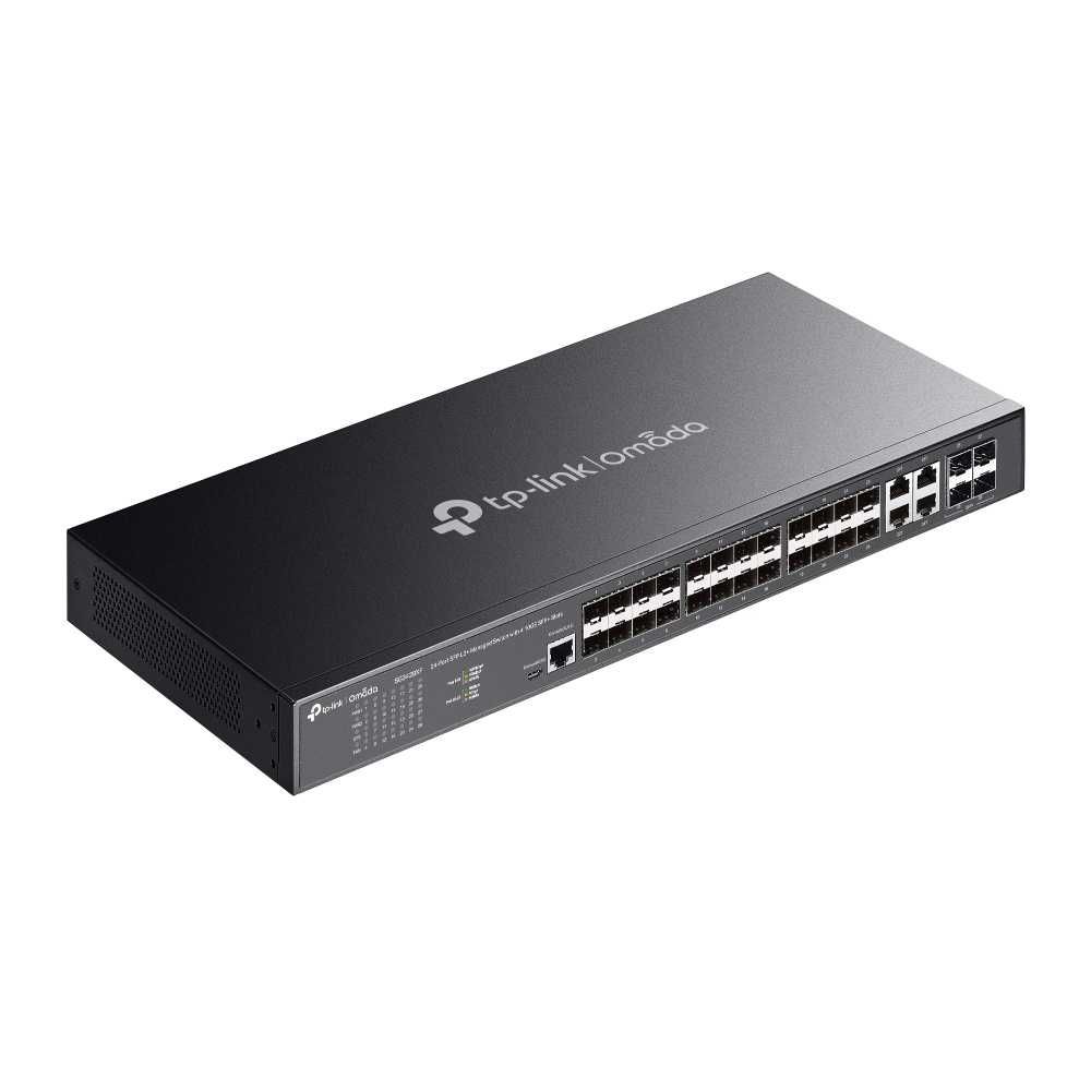 Управляемый коммутатор TP-Link 	SG3428XF Omada 24-Port SFP L2+