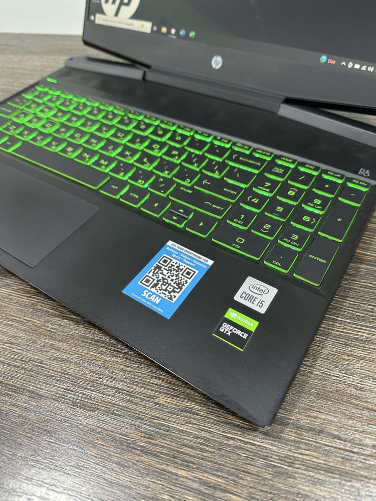 Мощный 8-ядерный i5 ноутбук Hp Gaming 1650 видео