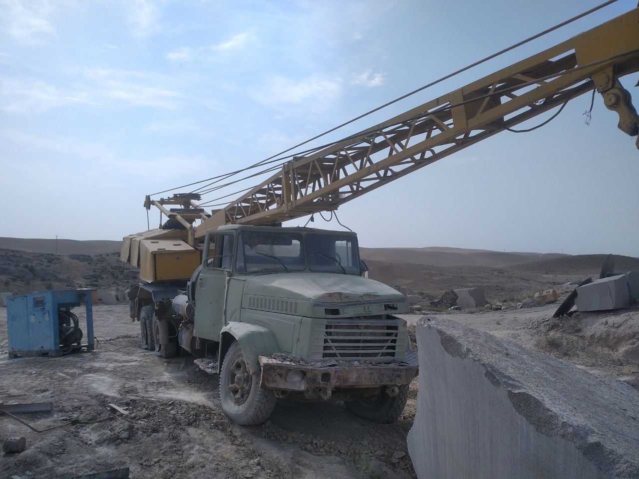 Автокран Краз электрический