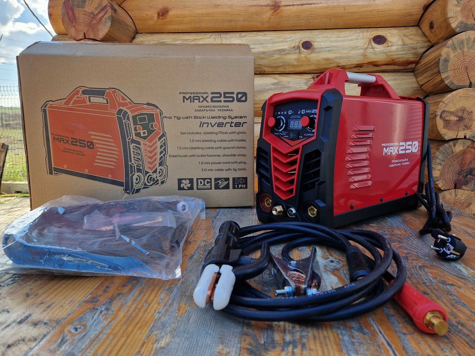 Аргонов Заваръчен апарат 250 Ампера - Електрожен + Аргон