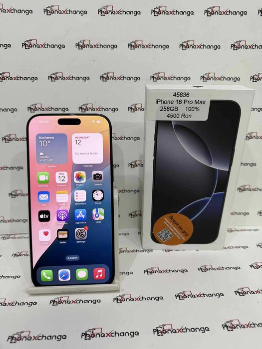 iPhone 16 Pro Max Black Neverlocked 256GB