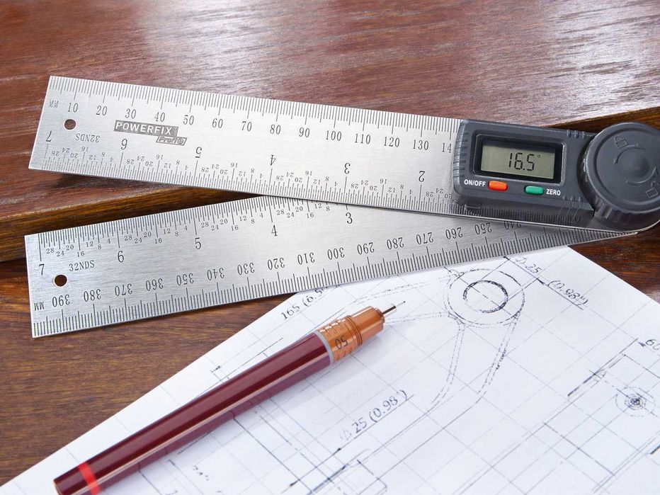 Raportor digital DIN INOX aparat masurat unghiuri - nou, din Germania