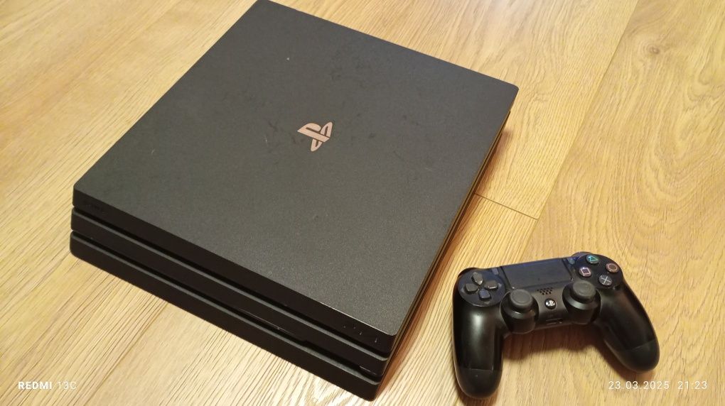 PS4 pro 1ТB с кабели и контролер