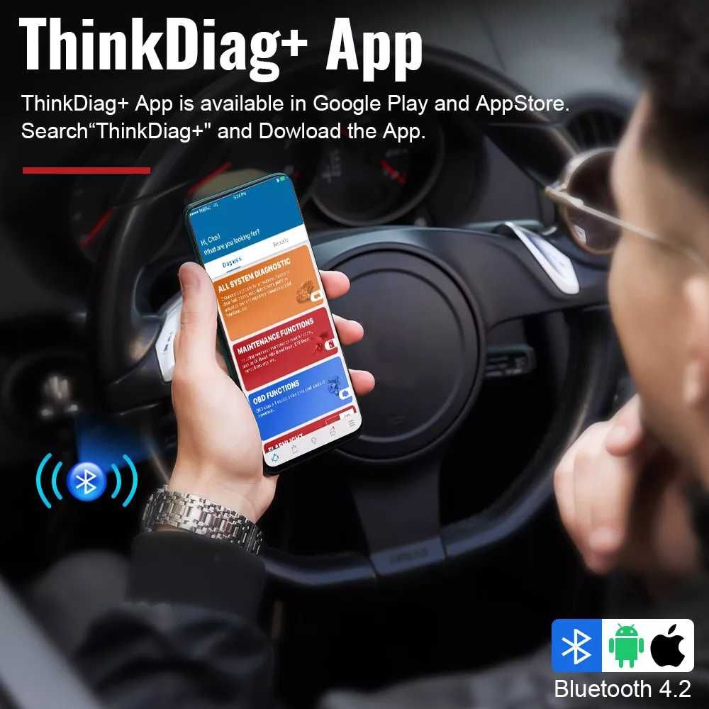 Interfata auto Thinkdiag Pro Bluetooth, original 2024, android/ios