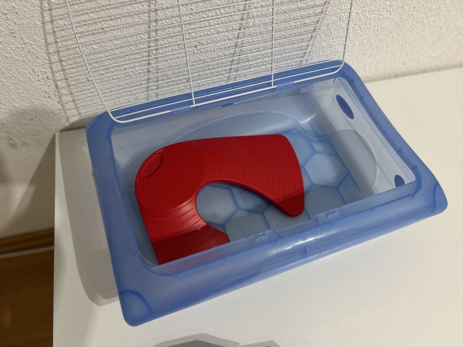 Terariu pentru broaşte ţestoase albastru, 45,5x31x13,8cm