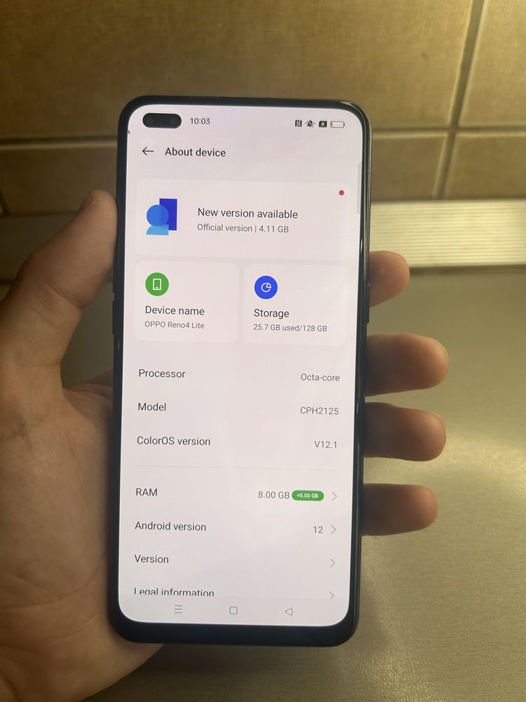 Oppo Reno4 Lite 128GB – 8GB RAM, stare foarte bună, fără defecte