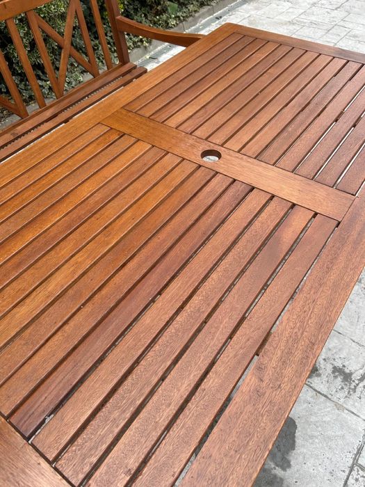 Masa + banca exterior