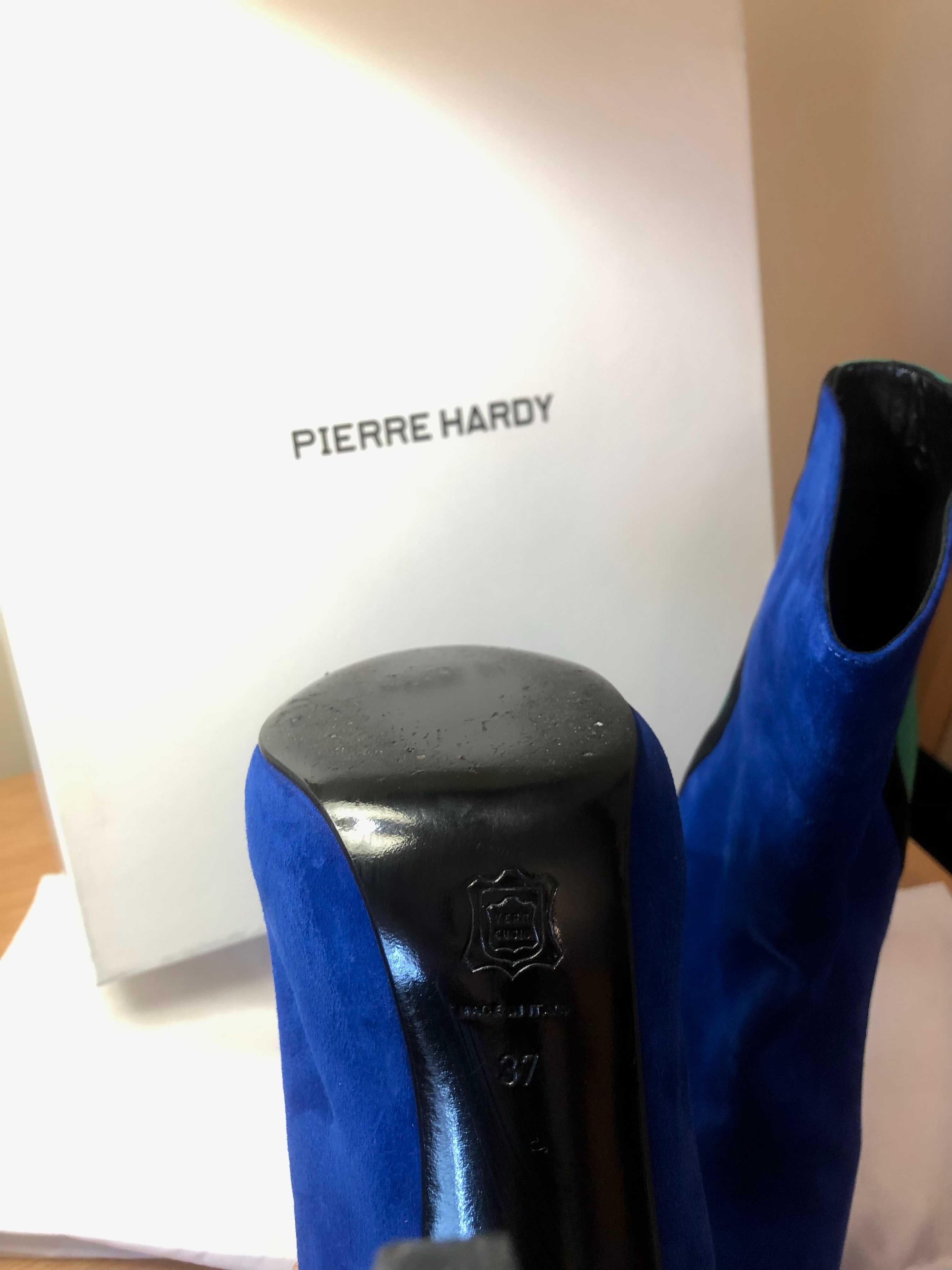 Pantofi Dama - Pierre Hardy - Color-block suede ankle boots