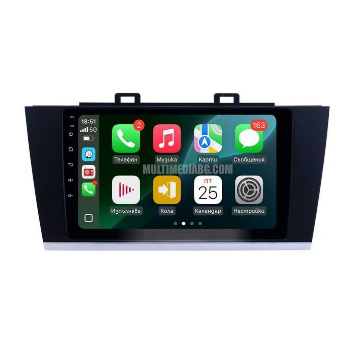 Subaru Legacy 2015-2018 Мултимедия Навигация Android
