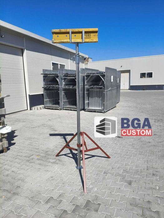 Furca zincata popi grinda trepied panou