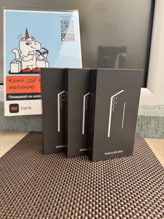 НОВИ!512GB•72лв/м Samsung s25 ultra Black/Grey 512 самсунг