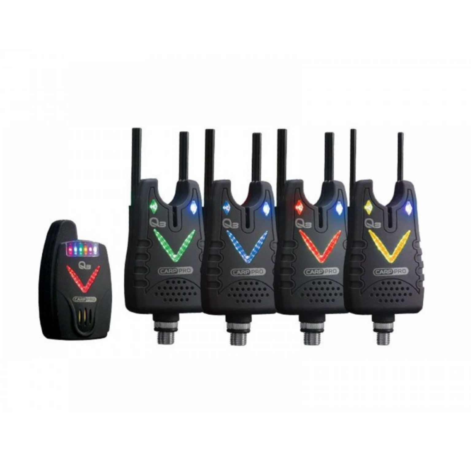 Сигнализатори Carp Pro Bite Alarm Q3 Set 4+1