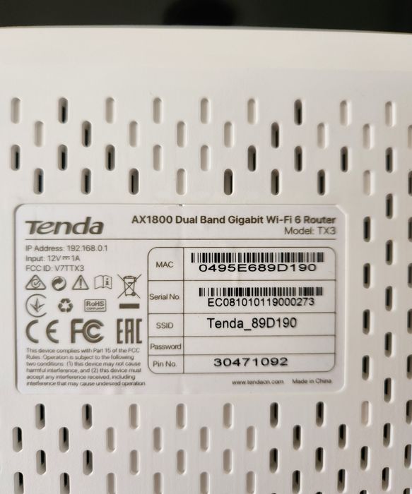 Router wifi 6 tenda